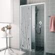 Adesivi di porte -  Adesivo porta di doccia Liane romantiche - ambiance-sticker.com