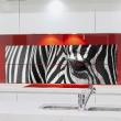 Adesivo a piastrelle Zebra - ambiance-sticker.com