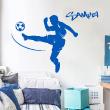 Adesivi murali nomi - Adesivo Personalizzabile nomi calciatore shock - ambiance-sticker.com