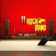 Adesivi murali musica - Adesivo Rock band - ambiance-sticker.com
