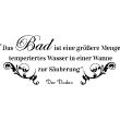 Adesivi de pareti per bagno - Adesivo bagno citazione Das bad ist ine grobere ... - Der Duden - ambiance-sticker.com