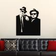 Adesivi murali musica - Adesivo Silhouette Blues brothers - ambiance-sticker.com