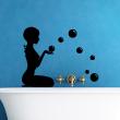 Adesivi de pareti per bagno - Adesivo Silhouette donna nuda - ambiance-sticker.com