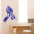 Adesivi murali di fugure umane - Adesivo Silhouette guerriero con lo scudo, la spada - ambiance-sticker.com