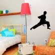 Adesivi murali di fugure umane - Adesivo Silhouette Karateka - ambiance-sticker.com