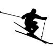 Adesivi murali di fugure umane - Adesivo sciatore abile - ambiance-sticker.com
