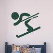 Adesivi murali di fugure umane - Adesivo sciatore in discesa - ambiance-sticker.com