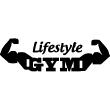 Adesivo sport Lifestyle gym - ambiance-sticker.com