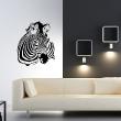 Adesivi murali Animali - Adesivo Testa di zebra - ambiance-sticker.com
