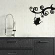 Adesivi murali per la cucina - Adesivo decorativo Teiera impiccato - ambiance-sticker.com