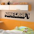 Adesivi murali per bambini - Adesivi Titolo Minecraft - ambiance-sticker.com