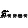 Adesivi  per bambini - Adesivi treno merci - ambiance-sticker.com