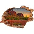 Adesivi murali panorama - Adesivo Panorama Deserto del Nevada - ambiance-sticker.com