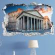 Adesivi murali panorama - Adesivo Panorama il pantheon di Roma - ambiance-sticker.com