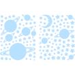 Adesivi fosforescente - Adesivo murali set di stelle - ambiance-sticker.com