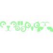 Adesivi fosforescente - Adesivo murali occhi degli animali - ambiance-sticker.com