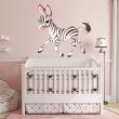 Adesivi murali bambini - Adesivi elegante zebra - ambiance-sticker.com
