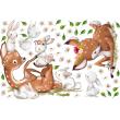 Adesivi murali Animali - Adesivo animali cervi e conigli - ambiance-sticker.com