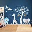 Adesivi murali Animali - Adesivo animali giocosi della giungla - ambiance-sticker.com