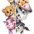 Adesivi murali Animali - Adesivo animali di ciao - ambiance-sticker.com