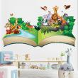 Adesivi murali Animali - Adesivo animali libro delle meraviglie - ambiance-sticker.com