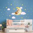 Adesivi murali per bambini - Adesivi topo nella stanza dei bambini nelle stelle - ambiance-sticker.com