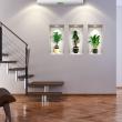 Adesivi murali 3D - Adesivo 3D piante e vasi egiziani - ambiance-sticker.com