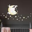 Adesivi murali nomi - Adesivo elefante da sogno e 100 stelle - ambiance-sticker.com