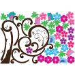 Adesivi murali per bambini - Adesivos albero di primavera bambino - ambiance-sticker.com