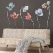 Adesivi murali fiori - Adesivo fiori dell'acquerello di primavera - ambiance-sticker.com