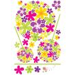 Adesivi murali fiori - Adesivo fiore palline di fiori - ambiance-sticker.com