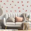 Adesivi murali fiori - Adesivo fiore mazzi di rose - ambiance-sticker.com