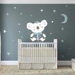 Adesivi murali per bambini - Adesivi Koala sotto il cielo stellato - ambiance-sticker.com