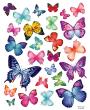 Adesivo farfalle esotiche - ambiance-sticker.com