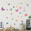 Adesivi murali per bambini -Adesivo farfalle esotiche 2 - ambiance-sticker.com