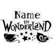 Adesivi murali nomi - Adesivi Adesivi Personalizzabile nomi Wonderland - ambiance-sticker.com