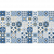adesivi piastrelle di cemento - 60 adesivi piastrelle di cemento azulejos nelia - ambiance-sticker.com