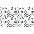 adesivi piastrelle di cemento - 60 adesivo piastrelle azulejos geometrico tonalità di grigio - ambiance-sticker.com