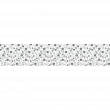 Adesivi oscuranti - Vetrofania vetro fiori sfumature di grigio lunghi - ambiance-sticker.com