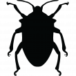 Adesivi murali Animali - Adesivo Silhouette bug - ambiance-sticker.com