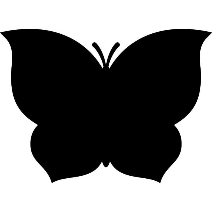 Adesivi Lavagne - Adesivo murali Lavagna farfalla - ambiance-sticker.com
