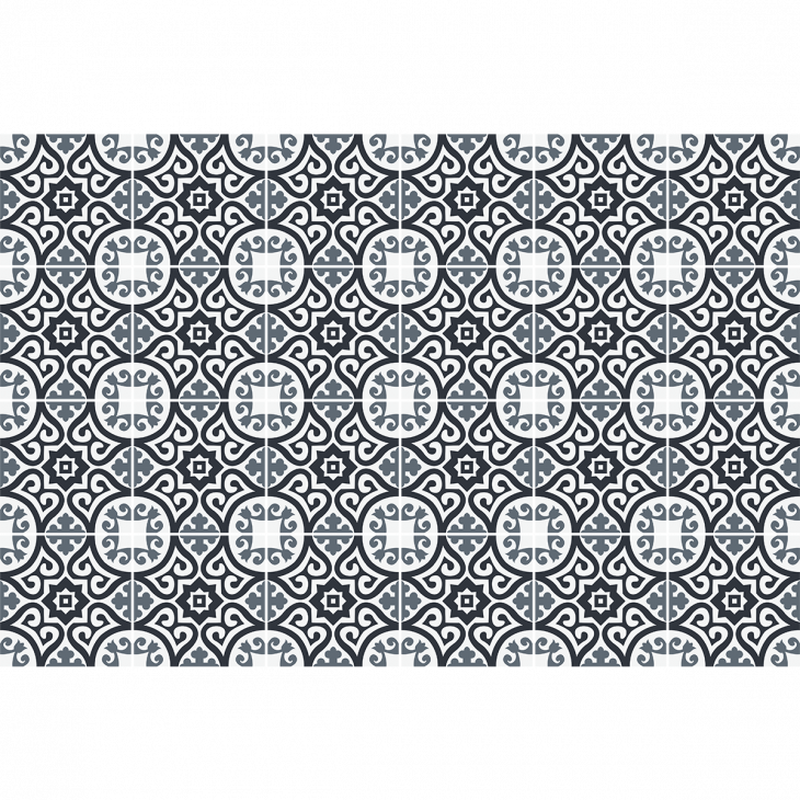 adesivi piastrelle di cemento - 24 adesivi piastrelle azulejos Valeria - ambiance-sticker.com