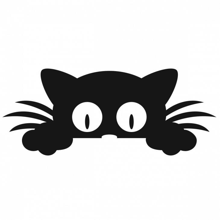 Adesivo auto Adesivo auto gatto del burlone - ambiance-sticker.com