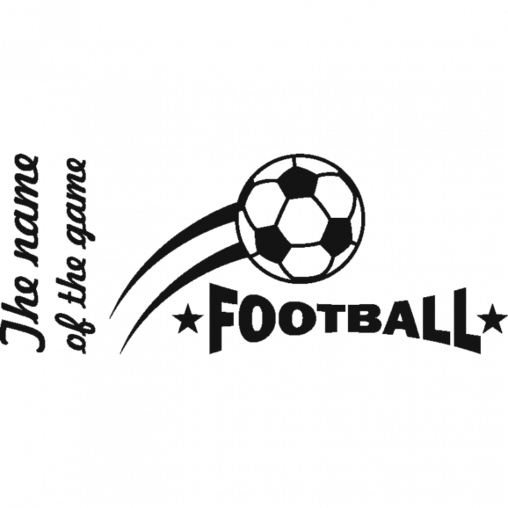 Adesivi sport e calcio - Adesivo citazione per il calcio 1 - ambiance-sticker.com
