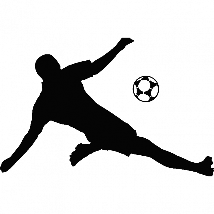 Adesivi sport e calcio - Adesivo giocatore di calcio 3 - ambiance-sticker.com