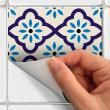 muurstickers cement tegels - 30 muursticker tegel azulejos andoni - ambiance-sticker.com