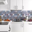muurstickers tegels - 60 muursticker tegel azulejos artistieke ornamenten - ambiance-sticker.com