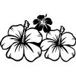 Muurstickers bloemen - Muursticker 3 bloemhoofdjes - ambiance-sticker.com