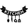 Muurstickers voor keuken - Muursticker decoratieve Kitchen displays - ambiance-sticker.com