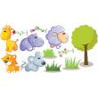 Muurstickers babykamer - Muursticker vrolijke dieren - ambiance-sticker.com